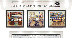 Desktop Screenshot of moondeergallery.com